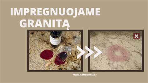 Impregnavimo procesas granitinėje plautuvėje