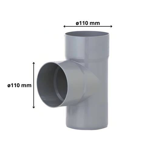 Infographic: 110 mm PVC vamzdžių konstrukcijos ir jungčių schemą