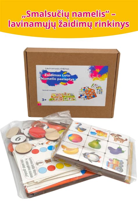 Schema su lavinamųjų žaidimų idėjomis vaikams