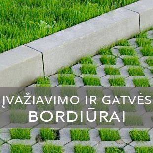 Vejos bordiūrai ir trinkelės