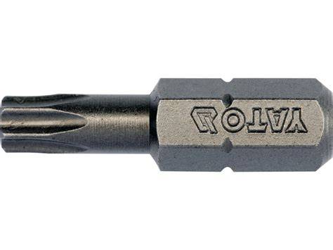 Torx galvutės išdėstymas