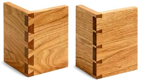 Finger Joint ir Dovetail Joint pavyzdžiai