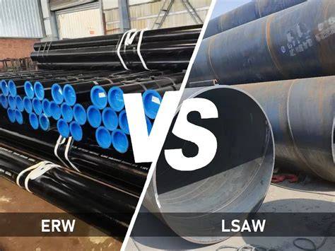 Eliminavimo rizikos vaizdinė diagrama: ERW vs LSAW