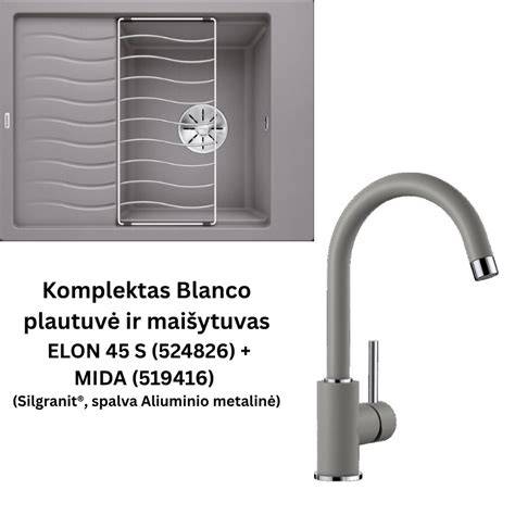 BLANCO Silgranit spalvų paletė ir jų derinimas su granito plautuvėmis