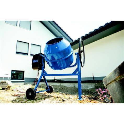 Betono maišyklė 160 L - pagrindiniai parametrai: 650 W, 220-240 V, 160 L