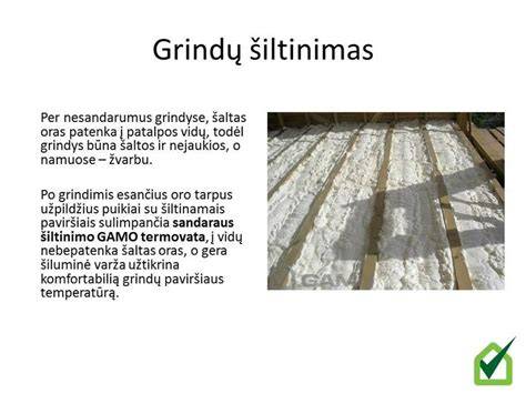 infografika: grindų šiltinimo procesas
