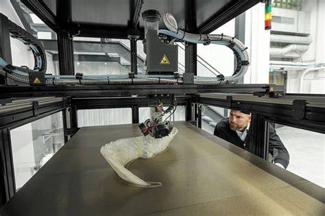 Foto: 3D spausdinimo tiltų demonstracija Nyderlanduose