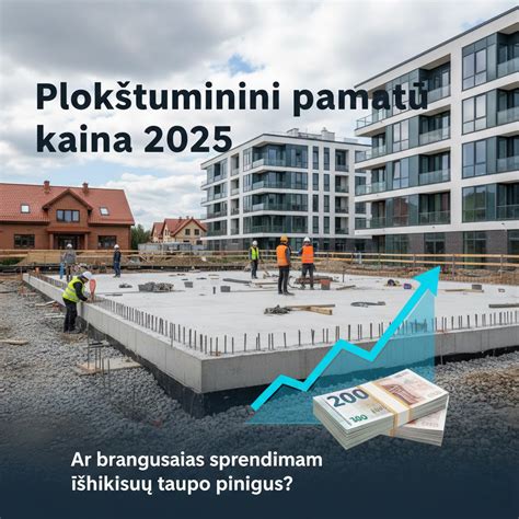 Plokštuminių pamatų konstrukcijos principas