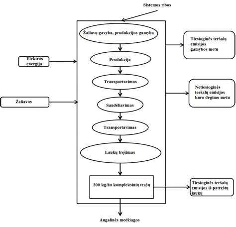 Nulinio ciklo darbų proceso schema