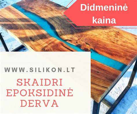 Infografika: kaip veikia epoksidinė derva