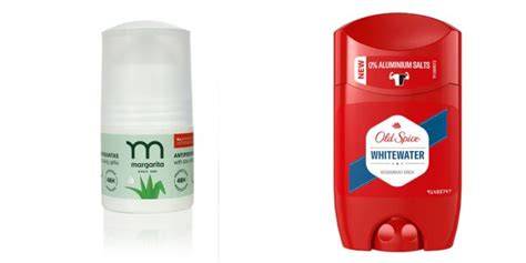 Infografika: Dezodoranto tipai ir jų skirtumai (dezodorantas vs antiperspirantas), be aliuminio sudedamosios dalys