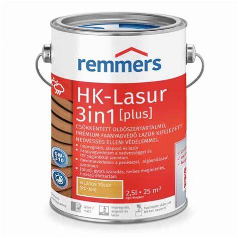 HK Lasur spalvų paletė ir 3in1 koncepcija
