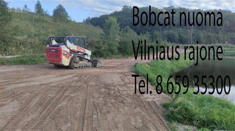 Ką veikia minikrautuvas Bobcat - kasimo, lyginimo, pagrindų paruošimo grindys