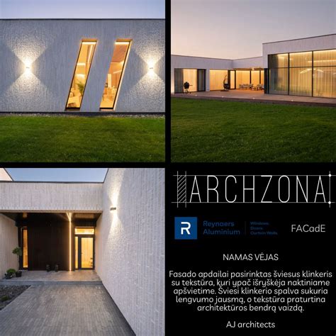 Infografika: Archzona laureatai ir fasadų sprendiniai