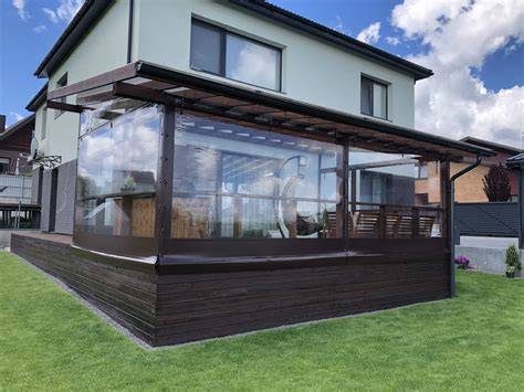 Skydriai PVC tentai terasoms