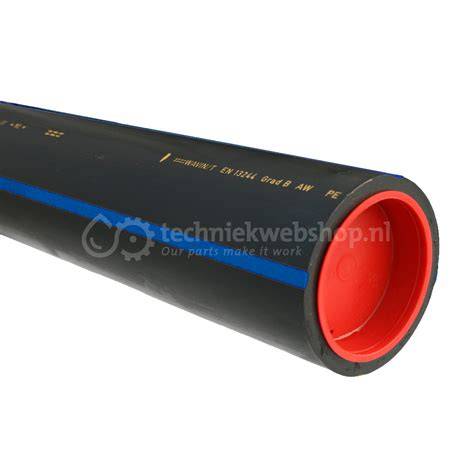 Schema: Wavin PE80 32 mm vamzdžio sandara ir jungtys