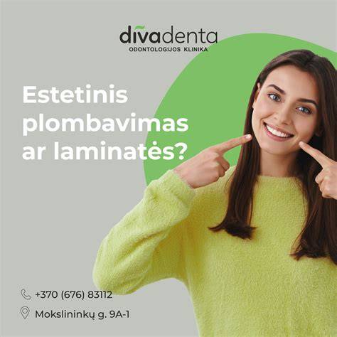 Estetinio plombavimo principai: spalvos derinimas, danties emalio prisitaikymas