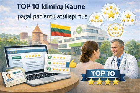 Pacientų atsiliepimai ir klinikų aplinka
