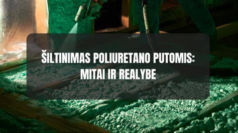 Infografika: Poliuretano putų tipai ir jų taikymo sferos