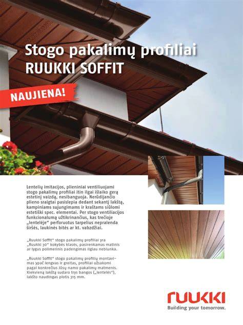 Infografika: Stogo pakalimų Soffit konstrukcija ir ventiliacija