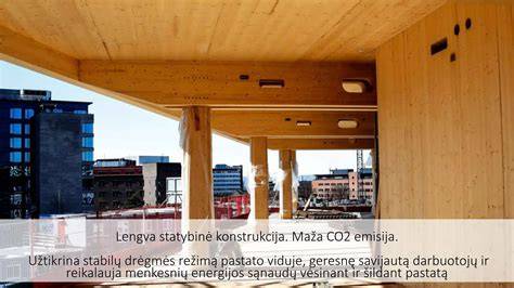 CLT ir GLULAM konstrukcijų schemos