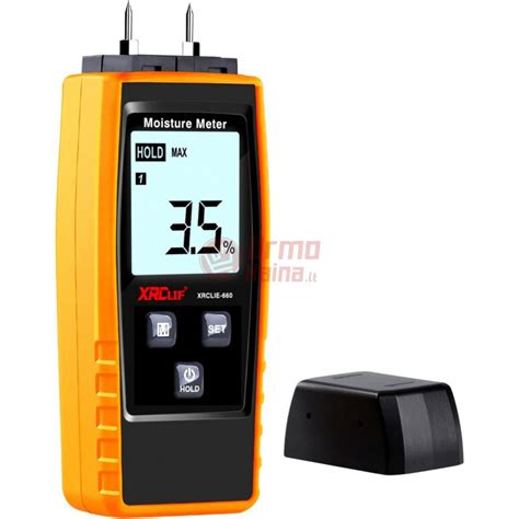 Medienos drėgmės matuoklis statybvietėje