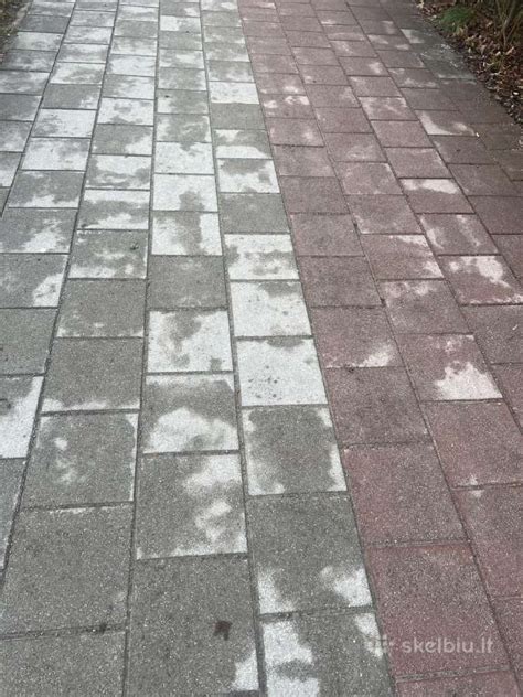 Trinkelių tipų paletė: betoninės, klinkerinės, ažūrinės
