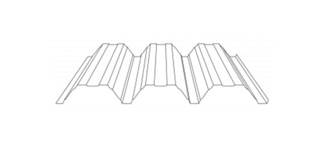 Trapecinės skardos profilis