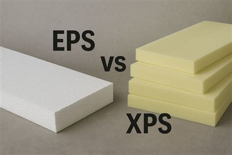 Infografika apie EPS ir XPS šiltinimo principus