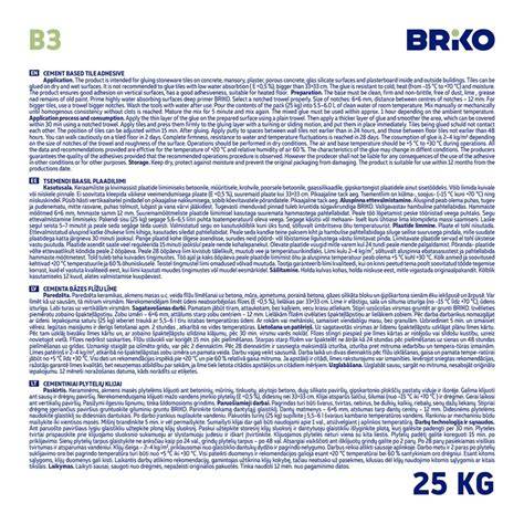 Infografika: Montavimo procesas Briko B3 Plus klijais