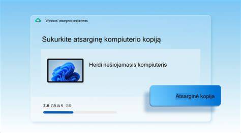 Atsarginės kopijos procesas