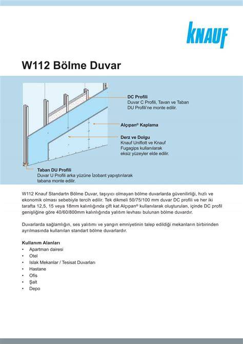 Pertvaros karkaso projektas Knauf W112