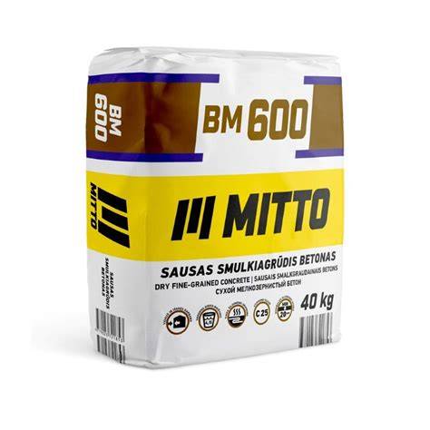 Infografika: Sauso betono mišinio pasirinkimo vadovas