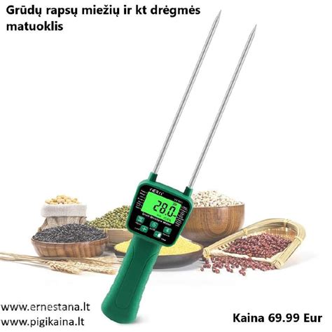 Profesionalūs drėgmės matuokliai pramonėje
