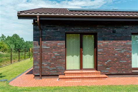 Klinkerio fasado vizualizacija: spalvų paletė ir tekstūros variantai