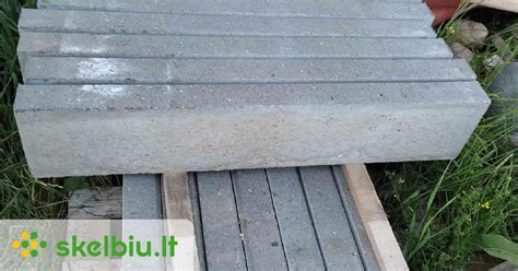 Skirtingų tipų betono borteliai