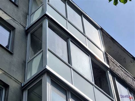 Aliuminio konstrukcijos balkono stiklinimui