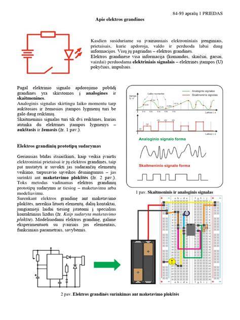 Infografika: spausdintinės plokštės sandara ir komponentų vietos
