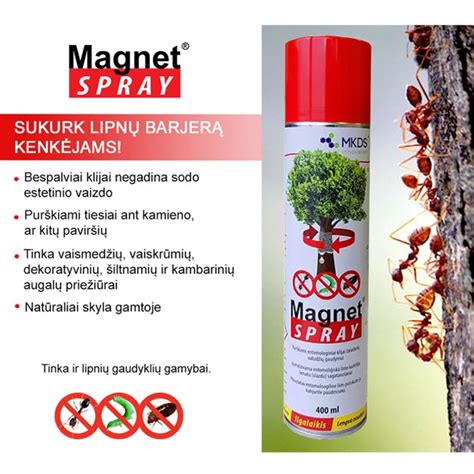 Magnet spray klijai ant medžio žievės paviršiaus schemos