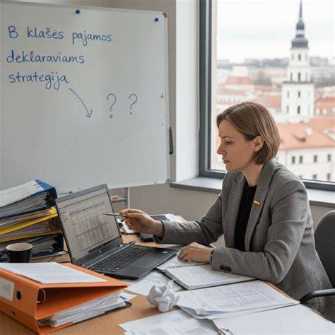 Infografika: mokesčių srautai parduodant medieną Lietuvoje (A/B klasės pajamos, PMK, SODRA, PVM)
