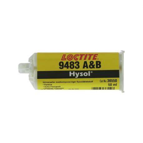 Loctite Hysol 9483 A&B vizualinė informacija - skaidrus epoksidiniai klijai sistemos