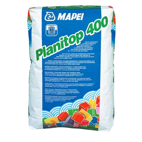 PLANITOP 400 paviršiaus remontas schema