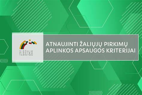 Infografika: Aplinkos apsaugos kriterijų taikymo modelis žaliųjų pirkimų kontekste