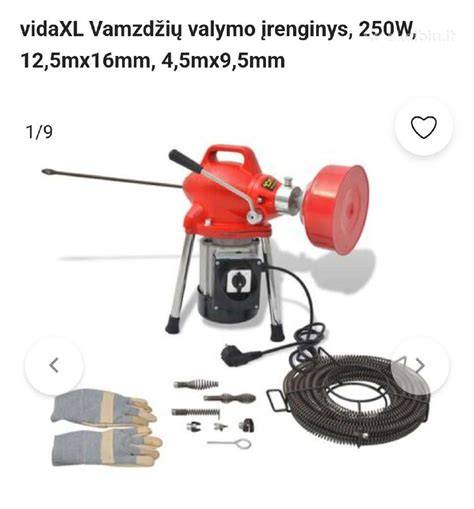 Infografinė diagrama: vamzdžių valymo proceso žingsniai