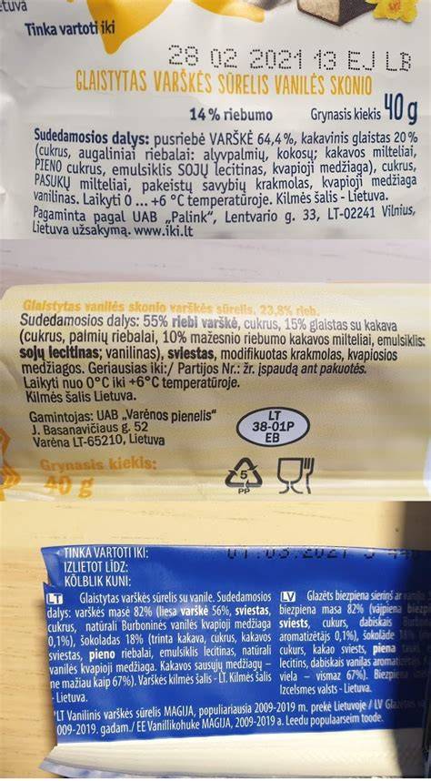 Infografika: kaip atrodo glaistyti varškės sūreliai