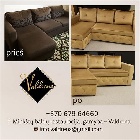 Minkštų baldų pervilkimo proceso schema