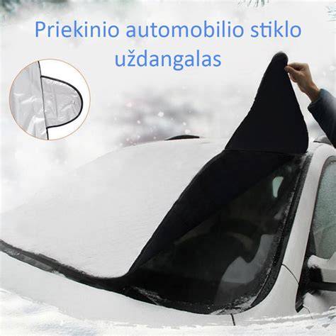 Priekinio stiklo apačia su M lipduku