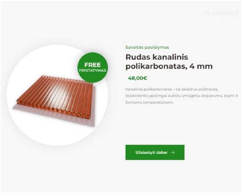 Infografika: Kanalinis polikarbonatas - privalumai, naudojimo sritys, kainų dinamika