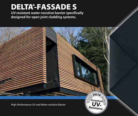 Screenshot of DELTA-FASSADE membrane and installation diagram