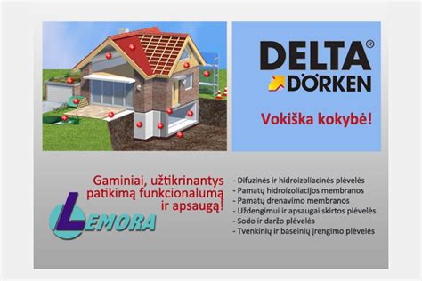 statybinės membranos įvairių tipų pavyzdžiai